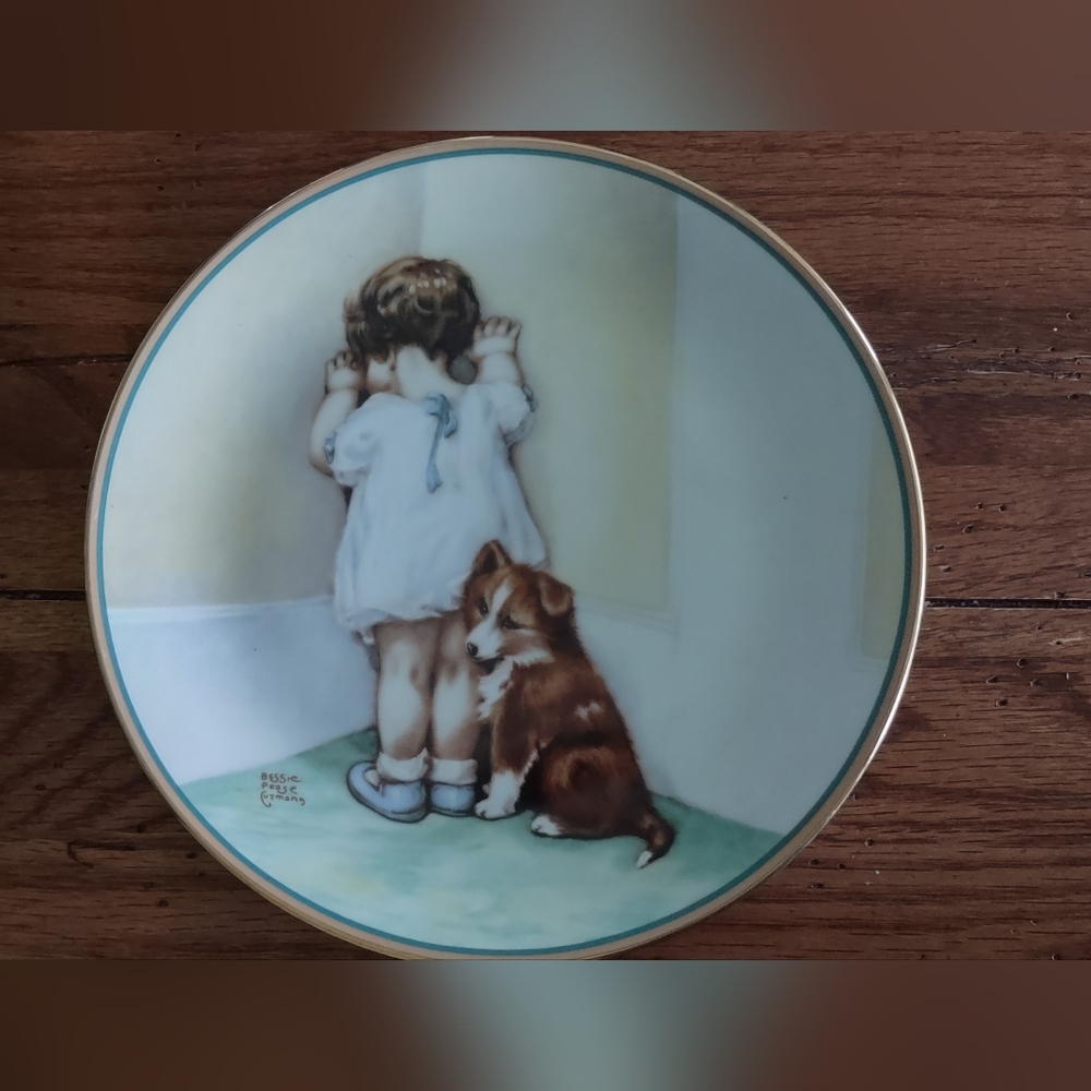 The Hamilton Collection decorative plate in disgrace Bessie pease cutmann